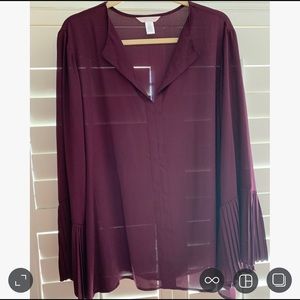 Beautiful royal purple blouse